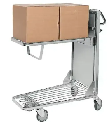 Heavy Duty Self-Leveling Trolley Platform Trucks