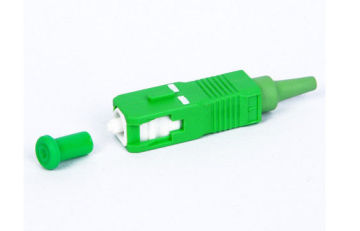 Sc / Apc Single Or Multi Mode Fiber Optic Connector Simplex 0.9mm / Iec874-14
