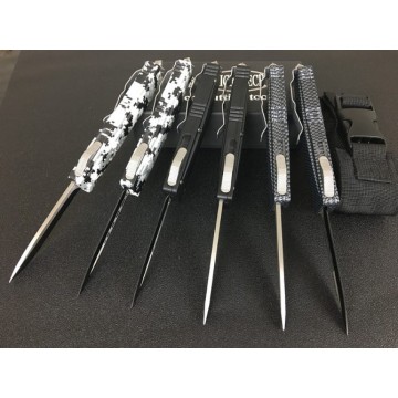 Microtech Black Automatic OTF Knife with Glass Breaker