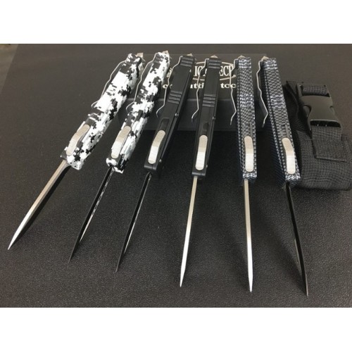 Microtech Black Automatic OTF Knife with Glass Breaker