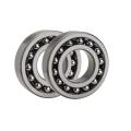 Double row self-aligning roller bearing with brass cage