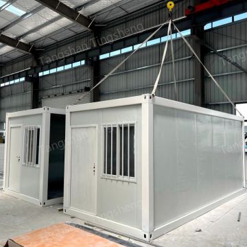 Eco-Friendly Steel Container Home: Flat-Pack Frames for Offices and Stores