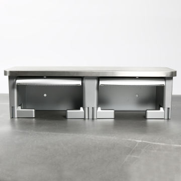 Stainless Steel Recessed Double Wall Mount Toilet Paper Holder