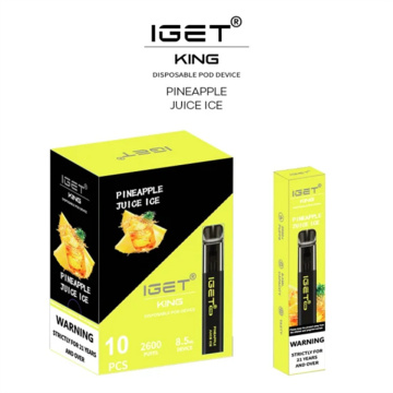 Buy IGET King 2600puffs Disposable Vape BULK BUY