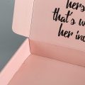 Umweltfreundliche rosa Mailerbox für Luxusgeschenkverpackungen