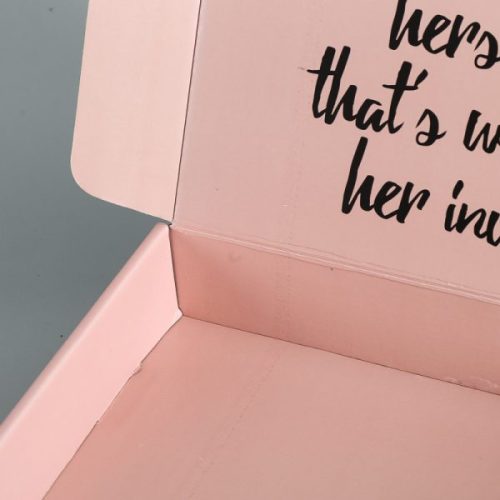 Eco-Friendly Pink Mailer Box for Luxury Gift Packaging