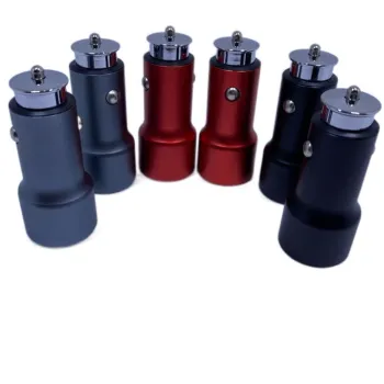 Aluminum Alloy Car Phone Charger PD20W Fast Charging 6A Flash Charging USB