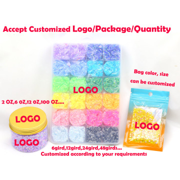 Customized Quantity Package Logo Mix ABS Half Pearl Resin Rhinestones - Non Hotfix Rhinestones