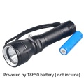 Flashlight di immersione subacquea IP68 impermeabile in alluminio