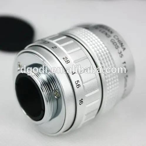 cctv lens c mount and clear anodized aluminum universal lens adapter