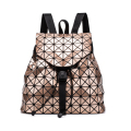 Novo Backpack Geométrico Backpack Back Feminino Aluno Backpack Moda Moda Backpack Bag