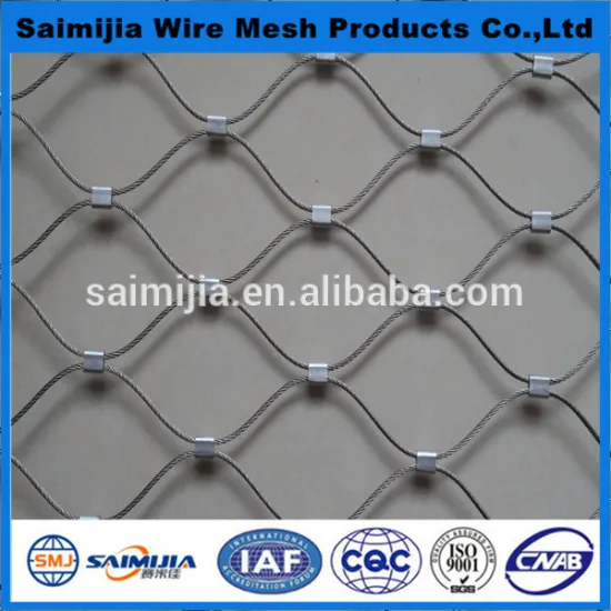steel rope mesh for monkey Professional production