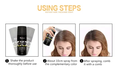 Instant Thickening Hair Building Fibers Powder Spray - Factory Price