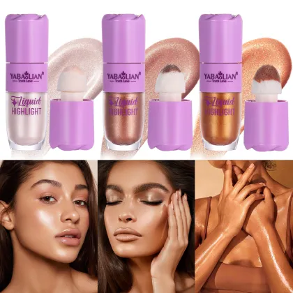 Shimmering Highlight Liquid for Nose Bridge and Clavicle