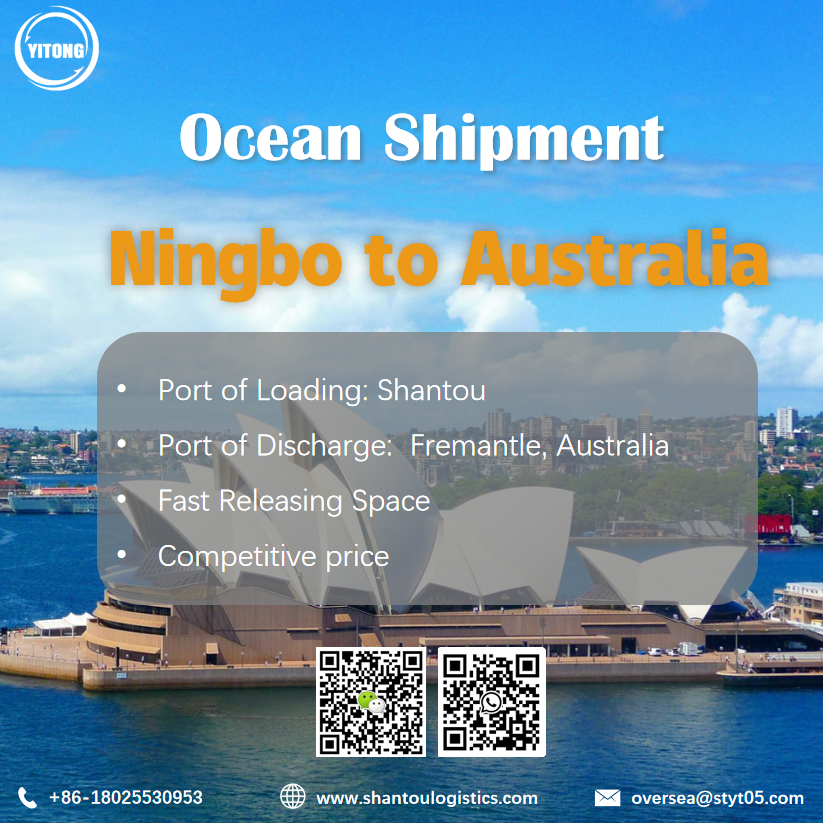 Ningbo to Australia