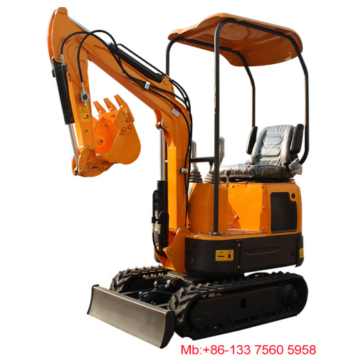 Melhor mini escavadeira chinesa XN12 1.2 Ton com motor Yanmar