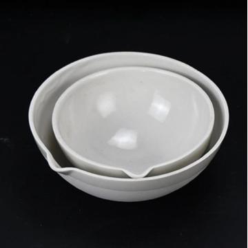 Round Bottom Porcelain Evaporation Dishes with Spout 250ml