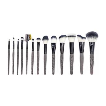 13 datorer Animal Print Handle Makeup Brush Set