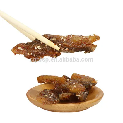chinese spicy sea fish snack