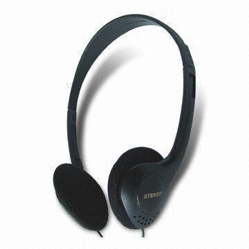 Wired Headphones with 3.5mm Stereo Plug and 1.2m +/-10% Cord Length