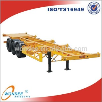 WONDEE TS16949 3-axle 40 Ton Chassis Semi Trailer