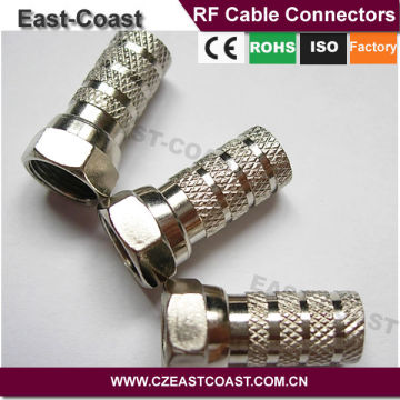 F Connector Twist on type for RG59 TV Antenna Coax Cable 75 Ohm