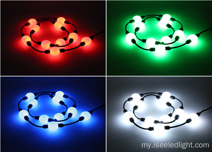 3D အကျိုးသက်ရောက်မှု RGB LED Ball Light Madrix Control