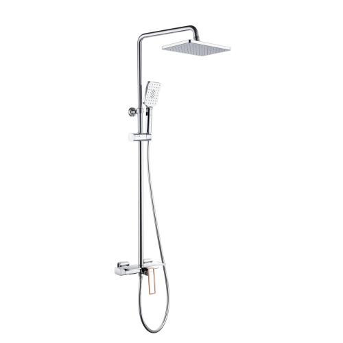 Exposed Shower Faucet Set Solid Brass Exposed Bath Shower With Mixer Factory