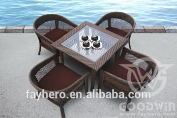 GW3079SET Modern disign outdoor furniture dining set