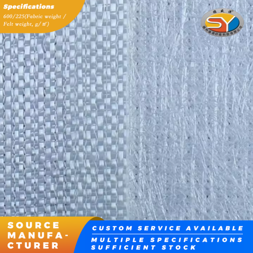 Tapis cousu en fibre de verre pour une résistance industrielle.