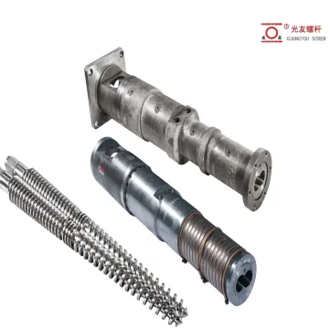 Premium mahusay na mabilis na paghahatid ng hot-feed pe pipe extruder screw at bariles
