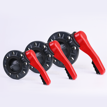 DIN/ANSI/JIS/BS มาตรฐานอุตสาหกรรม PVC Wafer Butterfly Valve (2in ถึง 20in)