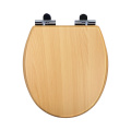 Fanmitrk MDF Toilet Seat light beech wood grain