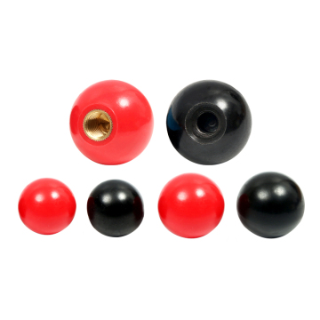 Low MOQ Round Bakelite Red Black Knob M5 with Brass Core