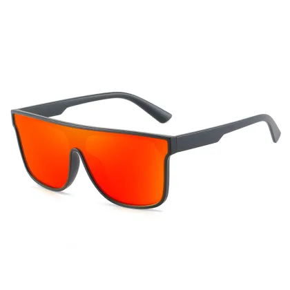 Wholesale Men's Sports Eyewear Polarized Sunglasses - Clear Frame Rimless Design