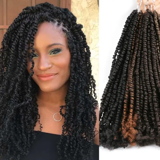 Alileader Beautiful Pre Twisted Hair Passion Twist Hair To Make Curly For Easy DIY
