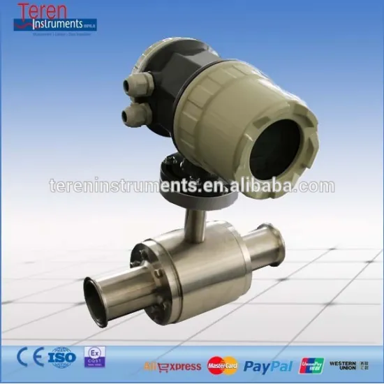 high sensitive volumetric flow measurement mag flowmeter with IP68 water-proof