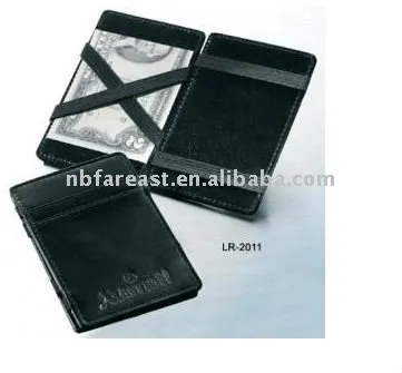 Magic Trick Wallet Black Secret Money Clips Purse New