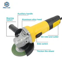 Açılı öğütücü makinesi 125 mm yardımcı saplı kablo