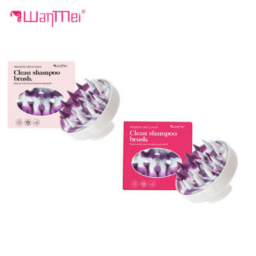 Wanmei Original Design Silicone Hair Brush with Custom Logo