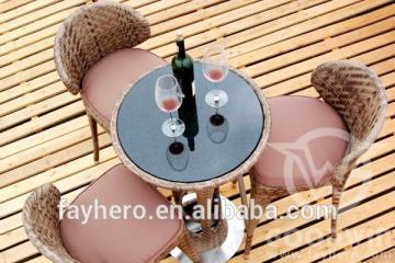 GW3026 AL Frame outdoor furniture rattan bar set