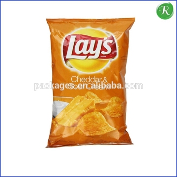Custom printed plastic potato chips packaging bag for sale