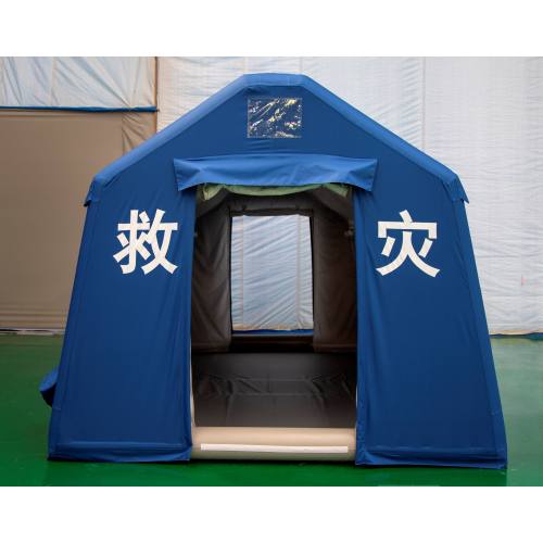 Dark-Blue Oxford Inflatable Tent for Emergency Operations