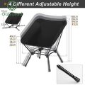 folding camping chair Outerlead Folding Height Adjustable Moon Camping Chair Supplier