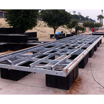 PE Polyethylene Float Drum for Marina and Boat Docks