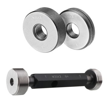 M1-M1000 6g 6H Thread Gauge - Metric Plug, Ring Go-NoGo Measuring Tool