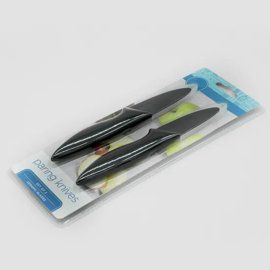 Black Ceramic Paring Knife Set