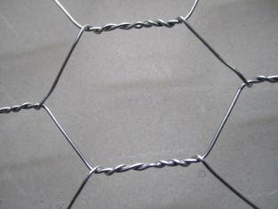 Plastic Galvanized Hexagonal Wire Netting , 25 - 50mm Hole