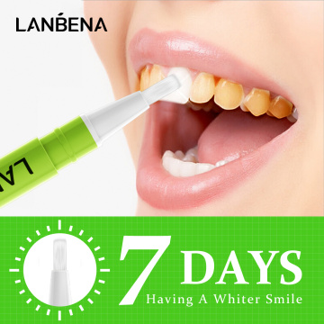 LANBENA Teeth Whitening Pen Lemon Lime Hygiene Gel Whiten Tooth Effective Remove Plaque Stains Dental Security Tools Oral Care