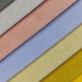 Tissu de velours mat de couleur unie pour le rembourrage, canapé